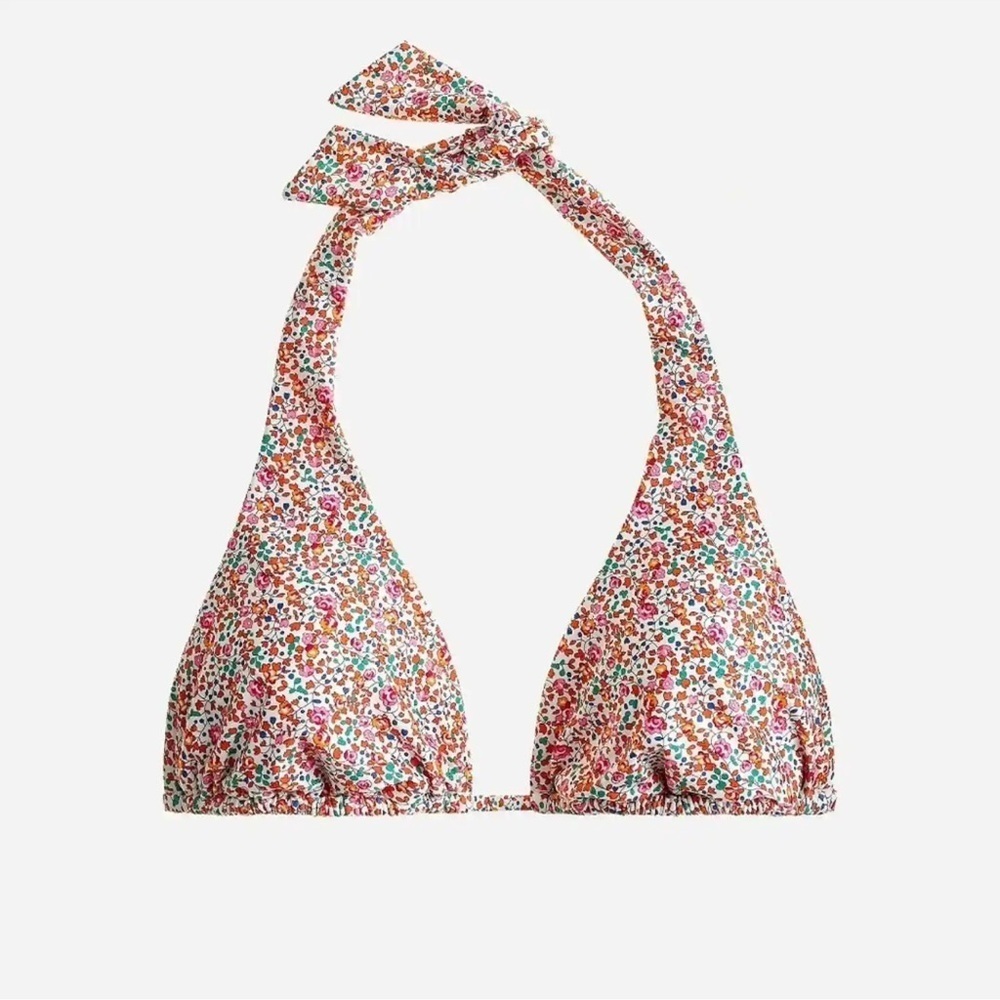 J.Crew New liberty fabric halter top sz XL
